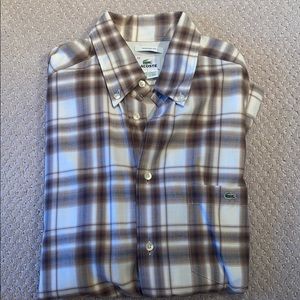 Lacoste Modern Fit Plaid Shirt